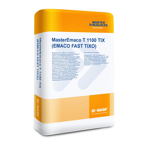 Ремонтная смесь SikaEmaco® T 1100 TIX W (MasterEmaco® T 1100 TIX W), Мастер Эмако, мешок 25 кг